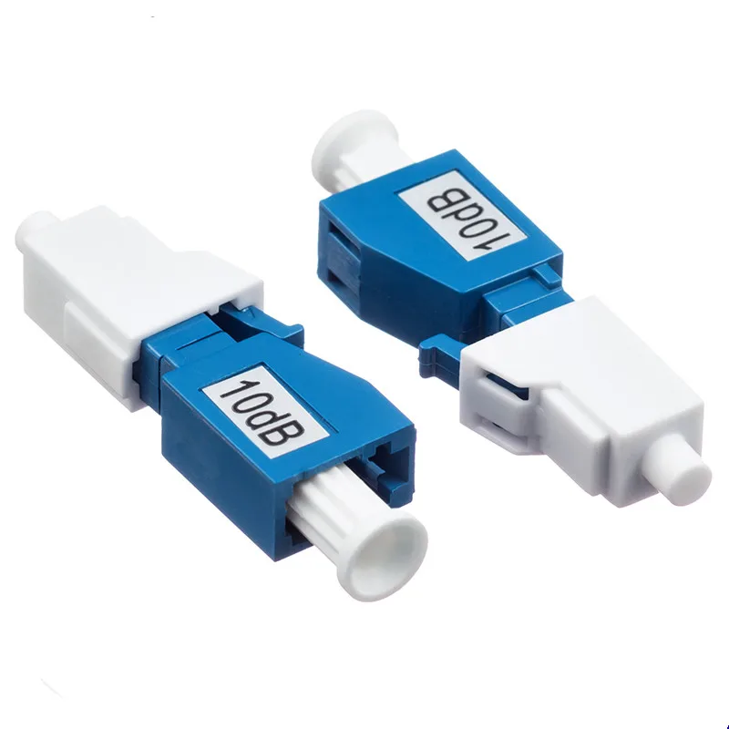 LC UPC Single Mode Male Female Plug in fixed Fiber Optic Attenuator plastic male FTTH Fiber 4