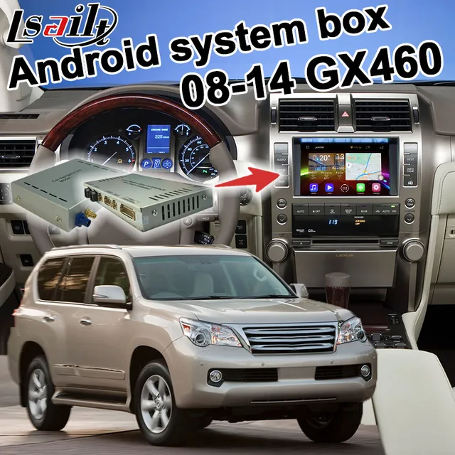 Android 6.0 GPS navigation box for 2010 2016 Lexus GX460