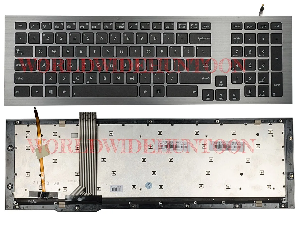 Оригинальная Совершенно новая клавиатура для ноутбука Reboto совместимая с ASUS G75VW