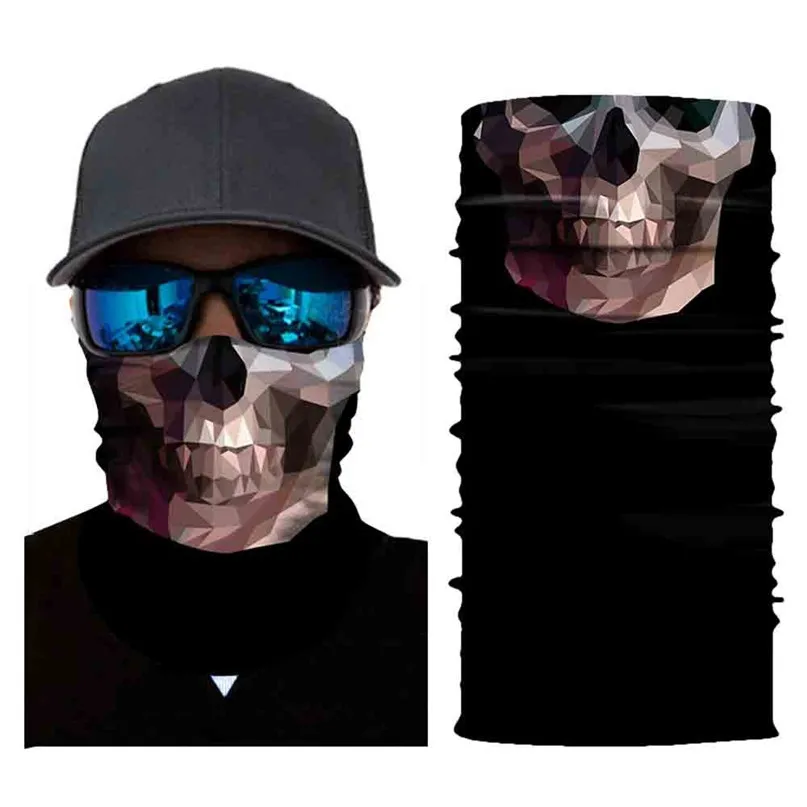 Neutral Outdoor Head Scarf Neck Windproof Face Mask Sun protection Headband Windproof sunscreen collar riding magic mask #2o01 (4)