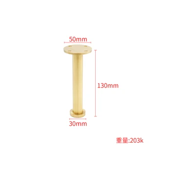 

5x13x3CM Adjustable Furniture Leg Copper Furniture Feet Cabinet Table Sofa Feet