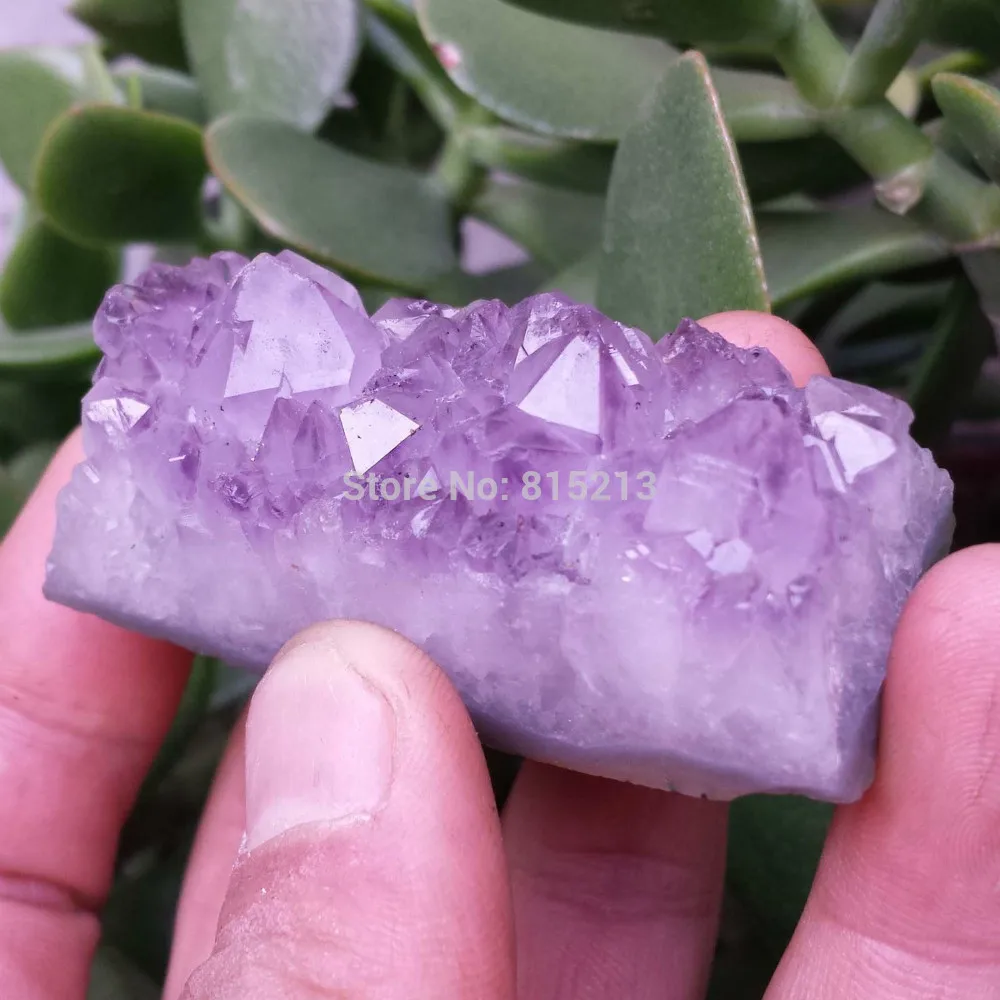 

ddh00868 Natural purple AMETHYST quartz Crystal Cluster Tibetan Specimen