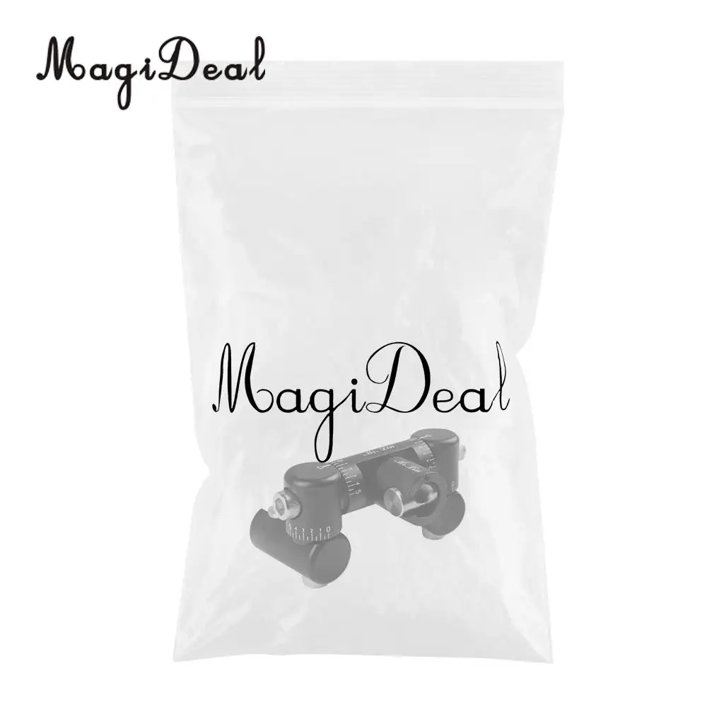 MagiDeal Professional Fully Adjustable Double Sided Quick Disconnect V-Bar Kit Black/Red - High Quality Magnalium Alloy Gifts