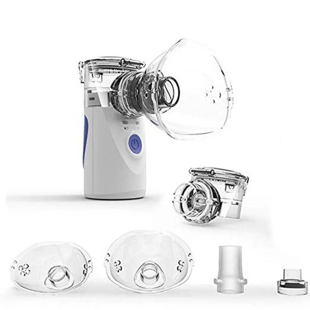 

Travel Portable Mini Vaporizers Machine Compact Size Handheld Steam Compressor Air Humidifier Mute Design Nebulizer