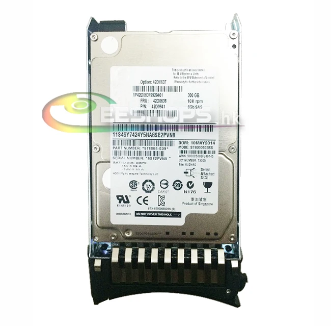Best Genuine New for IBM X3850 X3550 X3650 X3500 M2 M3 M4 Server 300GB HDD 10K