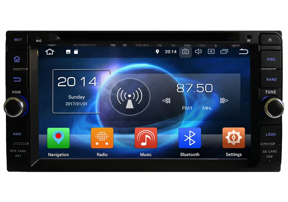 Sale KLYDE 4G Android 8 Octa Core 4GB RAM+32GB Car DVD Player Radio For Toyota 4Runner Fortuner Sequoia FJ Cruiser Highlander Florid 0