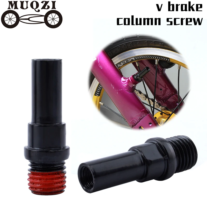 

MUQZI Mountain Bike Foldable Bicycle V Brake Column Screw M10 Fork Frame Clamp Brake Base Screw Fittings