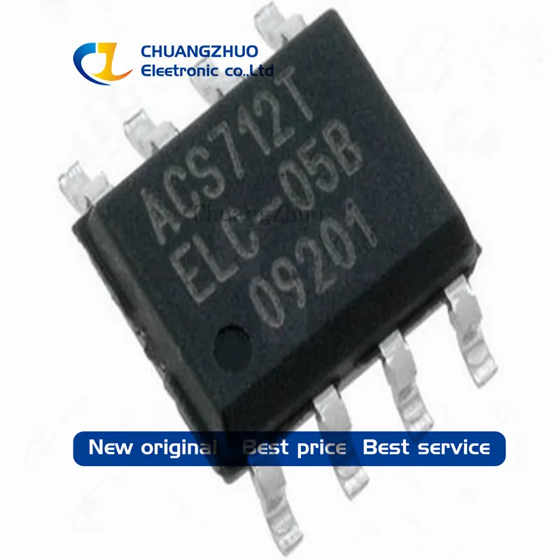 10 Stücke Strom 30A ACS712ELCTR-30A-T SOP8 Sensor 5V Bi oc