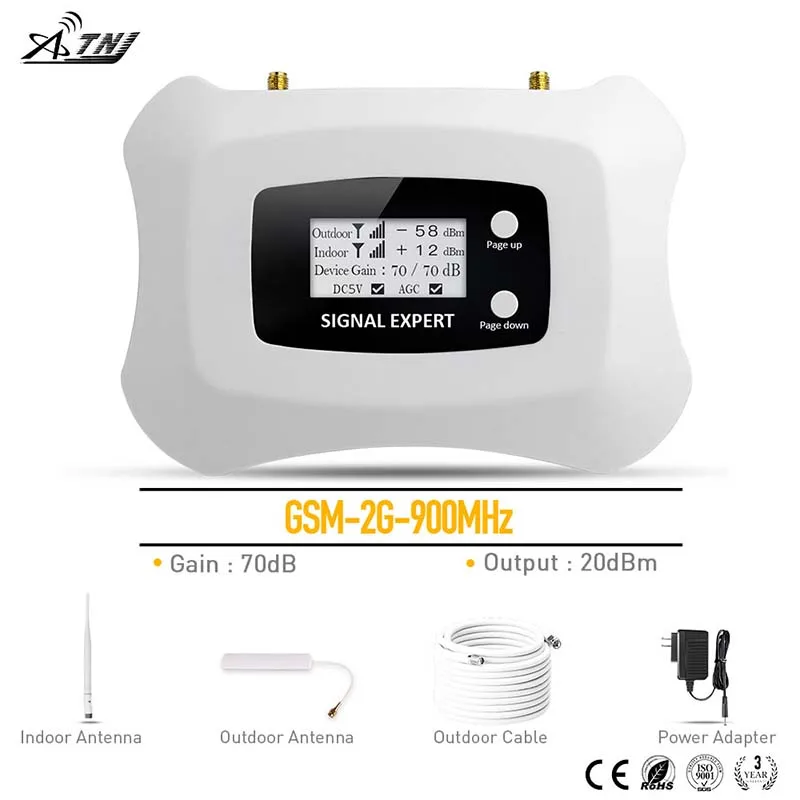 

Mini 2G GSM Repeater 900mhz Cell phone Amplifier 2g mobile signal booster kit for 2G calling voice for Assia Africa ,EU area