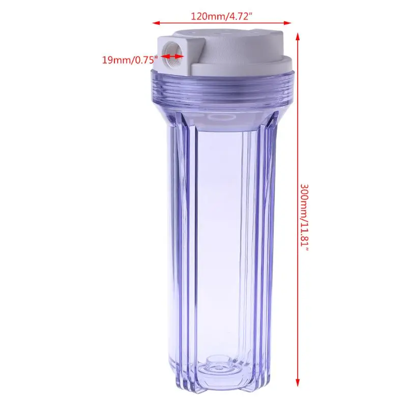 

4 POINT 4/2 Point Interface Clear Filtration Transparent Water Purifier Filter Bottle