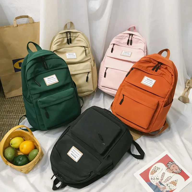 

2019 New Backpack Women Backpack Fashion Women Shoulder nylon bag school bagpack for teenage girls mochila mujer