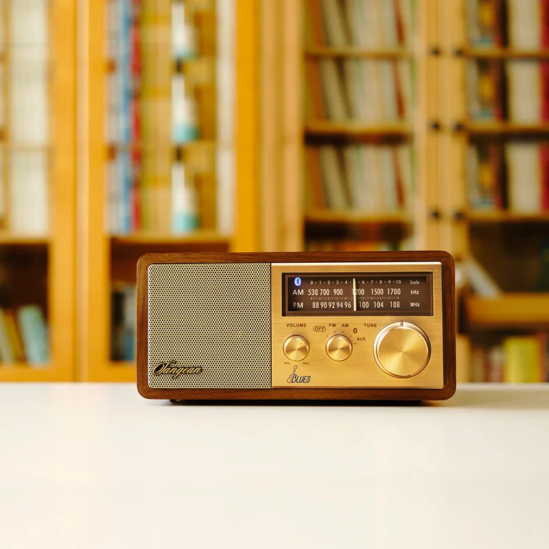 SANGEAN Blues Free shipping Stereo bluetooth speaker wireless speakers bluetooth speaker radio