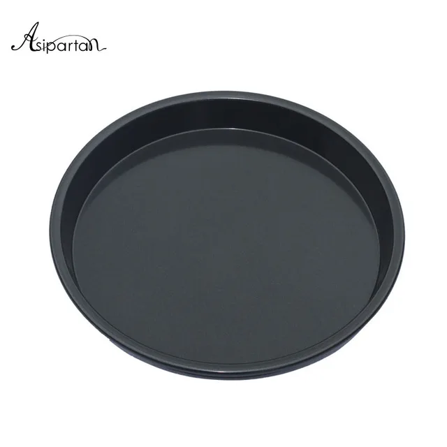 Asipartan 8 Inch Round Pizza Pan Non Stick Baking Plate Asipartan 8 Inch Round Pizza Pan Non Stick Baking Plate Dish Tray Microwave