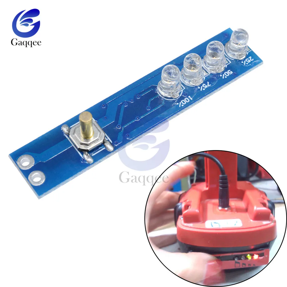 

2S Lithium Battery Capacity Indicator Tester LED Display Board Power Level Indicator For 2pcs 18650 Lithium Li-ion lipo Battery
