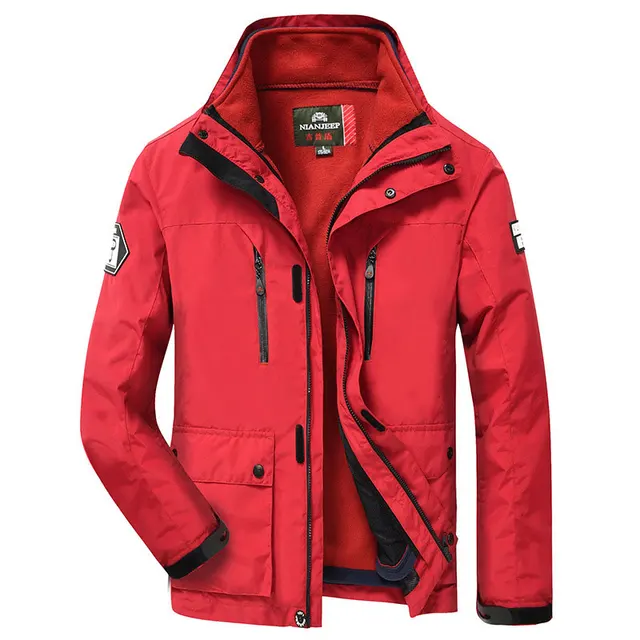 2 piece Skateboard Sport Outdoor Jackets Men Windbreaker 100 Nylon