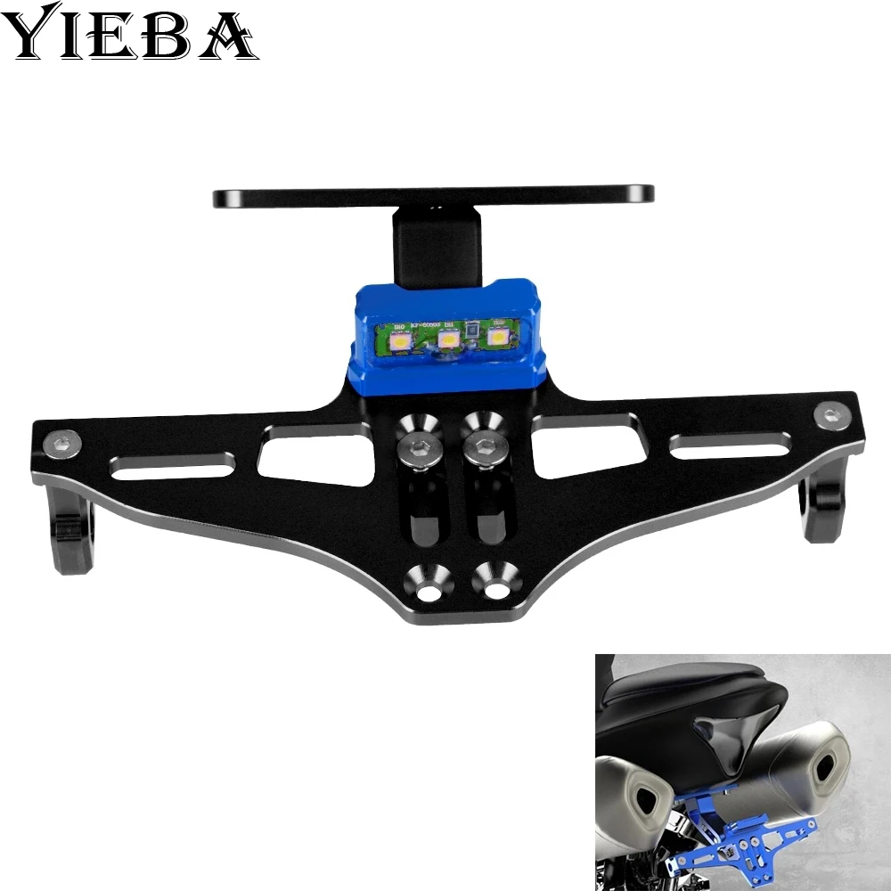 

Motoo Universal CNC Aluminum Motorcycle Adjustable Angle Rear License Plate Mount Holder For BMW S1000R C650GT C650 SPORT S1000R