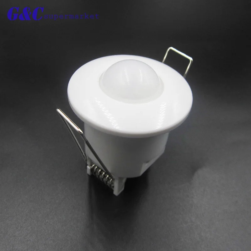 360 Degree Mini Infrared PIR Detection IR Ceiling Wall Recessed Motion Sensor Detector Auto Light Switch 220v motion sensor