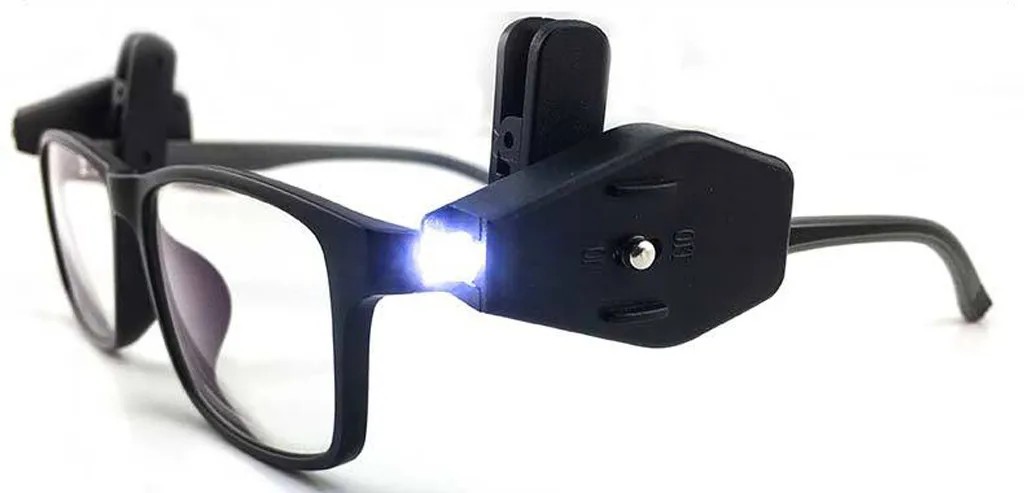 Mini LED Flashlight Glasses Light Portable Outdoor Emergency Light Reading 2Pc Work Inspection Outdoor Camping Lighting 6.19