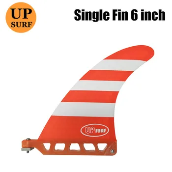 

Longboard Fins 6inch Single Fins blue/orange 6"Length Longboard Fin in Surfing