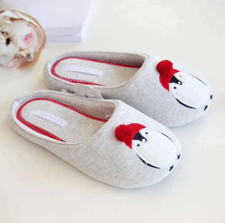 Домашние тапочки с милым животным узором Женская домашняя обувь для спальни дома