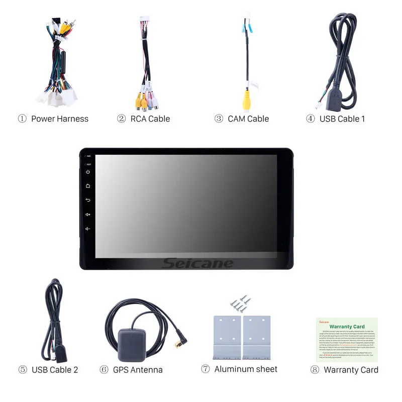 Flash Deal Seicane 8-core 9" Touchscreen Android 8.1 Head Unit For 2015 TOYOTA Sienna Radio Stereo GPS Navigation Support Bluetooth RDS 3