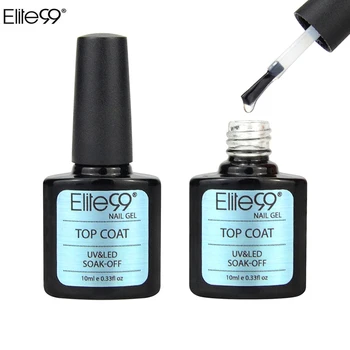 

Elite99 10ml Wiping Top Coat UV LED Gel Polish Sealer Nail Art Salon Shiny Professional Gel Nail Polish