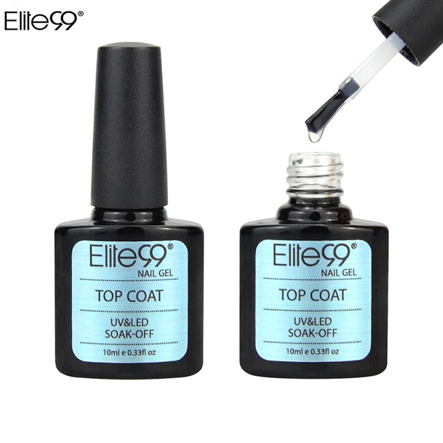 Elite99 10ml Wiping Top Coat UV LED Gel Polish Sealer Nail Art Salon