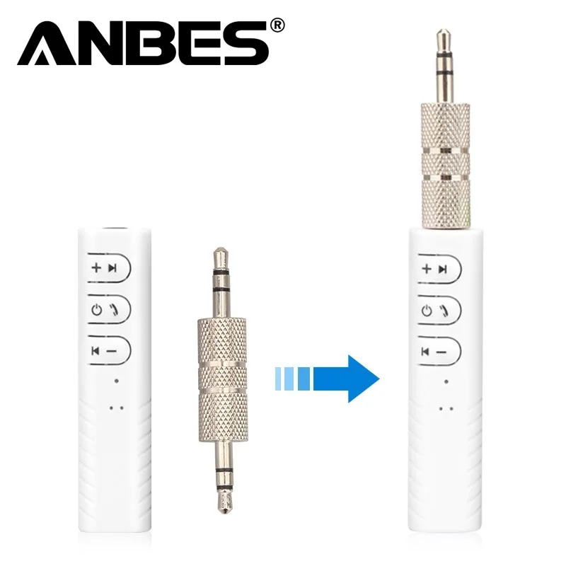 

Universal 3.5mm jack Bluetooth Aux Audio Receiver Adapter Hands free Car Kit Music Receiver