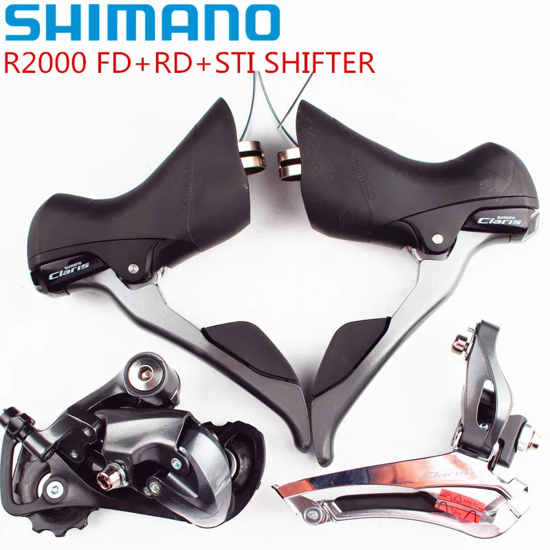 Shimano Claris R2000 2x8 скорость Дорожный мотоцикл велосипед 3 шт. указано fd r2000 rd st