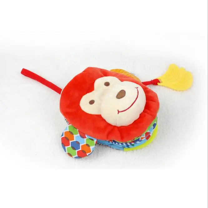 Baby Toys Mother-to-Child Interaction Soothing Toys Cute Elephant Animal Puppet Cloth Book