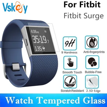 

VSKEY 20PCS Tempered Glass For Fitbit Surge Smart Watch Screen Protector Scratch Proof Square Protective Film