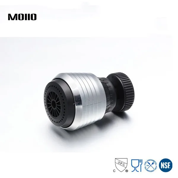 

MOIIO Rotatable faucet nozzle Aerator 360 Rotation Water Saving Double Swivel Super Sprayer Kitchen Faucet Tap parts Aerator