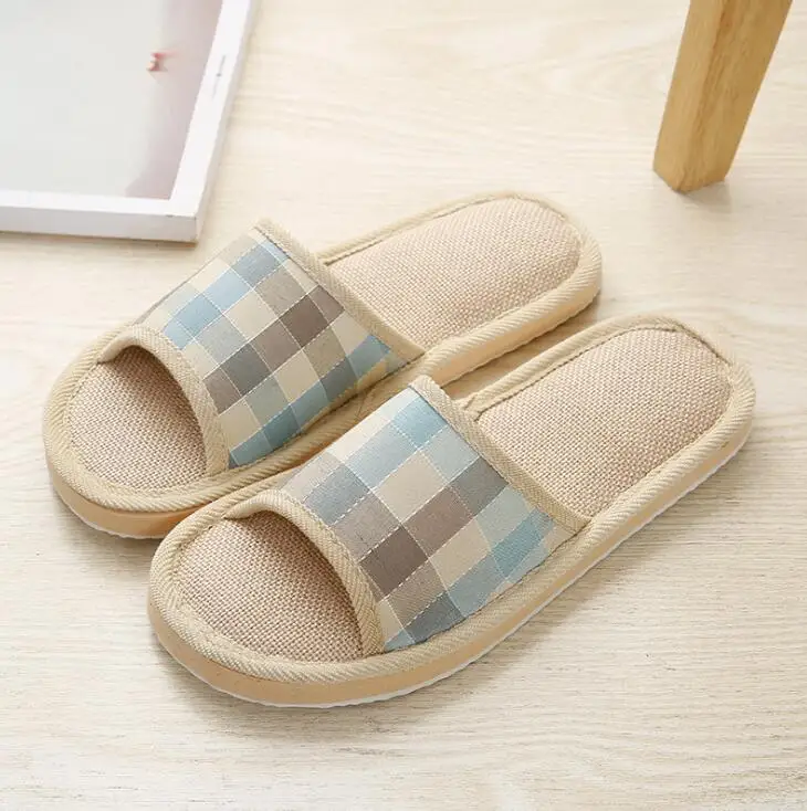 

2019 Men Slippers #TX468-472 Slippers Khaki Blue Cotton Slippers For Men Shoes High Quality Home Slippers