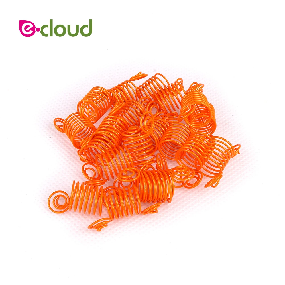 20Pcs/Lot Hair Accessory Cuff Clips for Braids Hair Extension Mixed Color Hair Beads Dreadlock Hair Rings Stretch Spiral Shape 20Pcs/Lot Hair Accessory Cuff Clips for Braids Hair Extension Mixed Color Hair Beads Dreadlock Hair Rings Stretch Spiral Shape