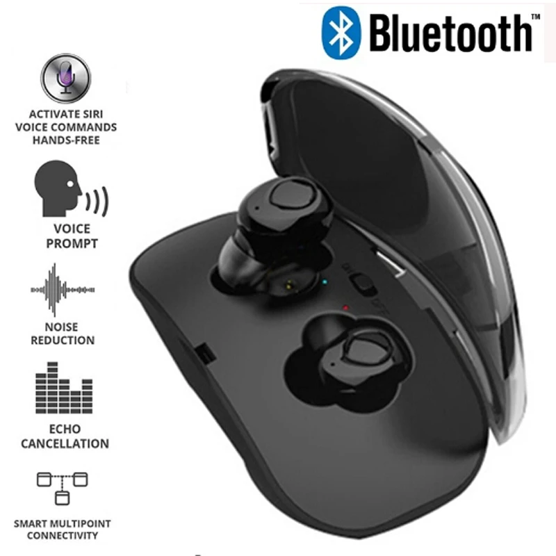 New X 18 TWS Mini Earbuds Wireless Earphones Headsets 3D