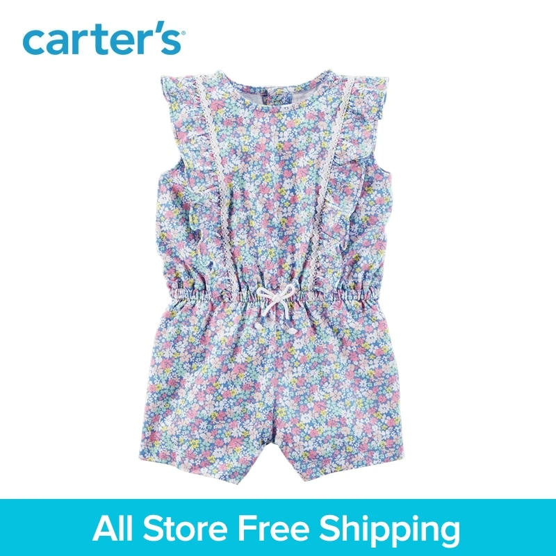 baby girl carter's floral bow dress