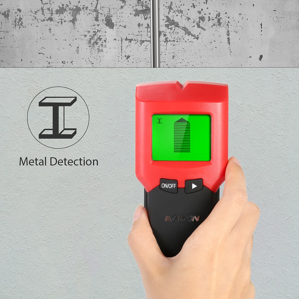 

Stud Finder Wall Detector with Large LCD Digital Wood Studs Center Finder Metal and AC Cable Live Wire Scanner Warning Detection