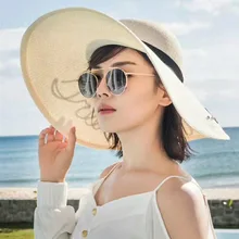 Lace Summer Sun Hats for Women New Fashion Feather beach hat Sombrero net flower Wide Brim Floppy Female Straw Hat