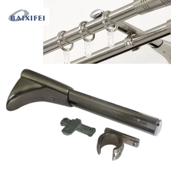 

2 Pcs D25mm Curtain Rod Decorative Special Bracket , Curtain Accessories Bracket for Window Decoration