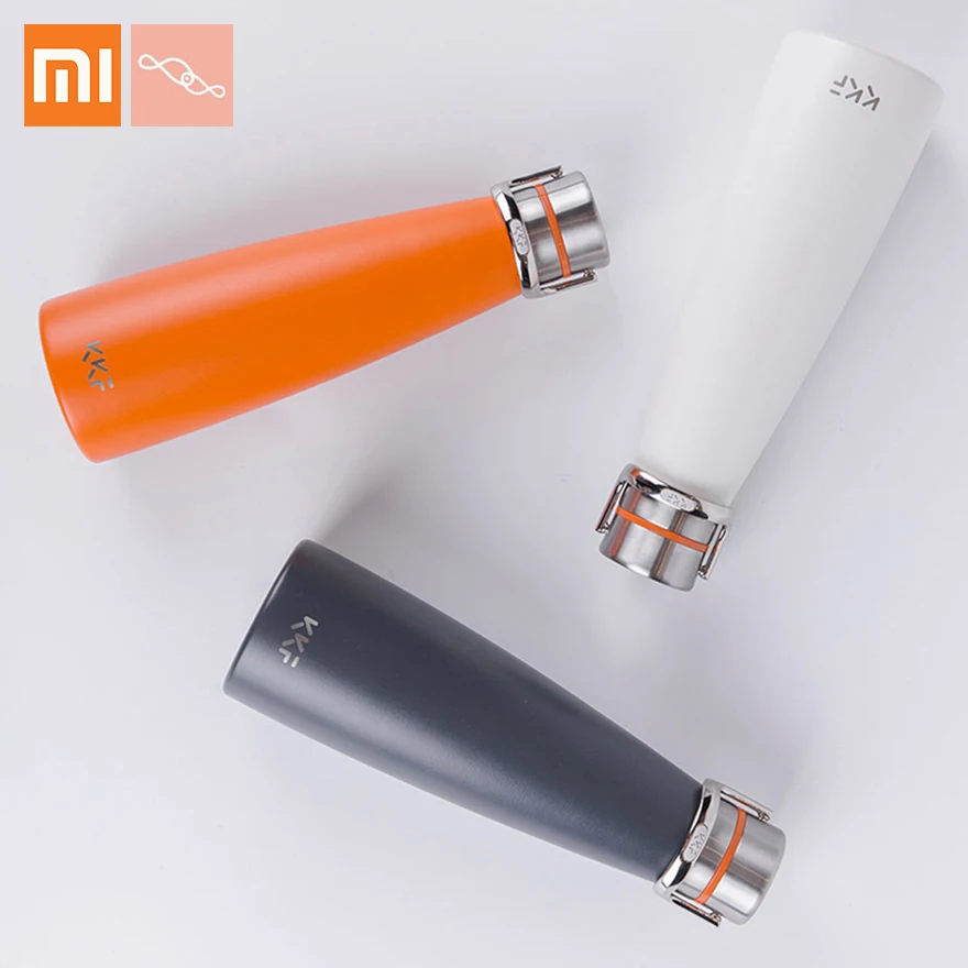 Xiaomi Kiss Fish KKF термос чашка 24 часа изоляционная колба 475 мл дорожная кружка из