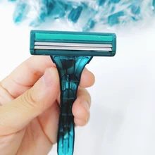 100 шт./партия, новинка, 1 шт., 2/3 слой лезвия, прозрачная татуировка, красота, бритье, одноразовая бритва