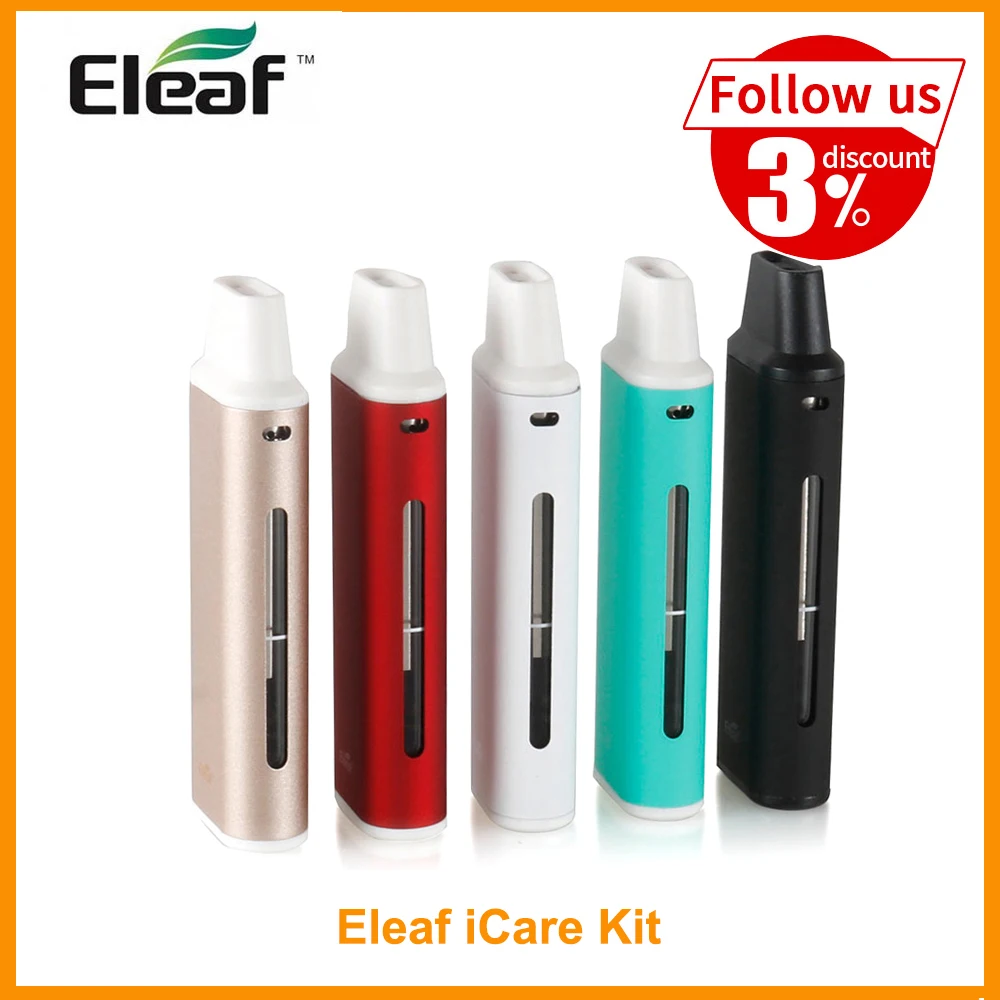 

[RU/ES] Original Eleaf iCare Kit /iCard kit 2ml Built in 650mAh IC 1.1ohm Head VS iCare Mini E-Cigarette