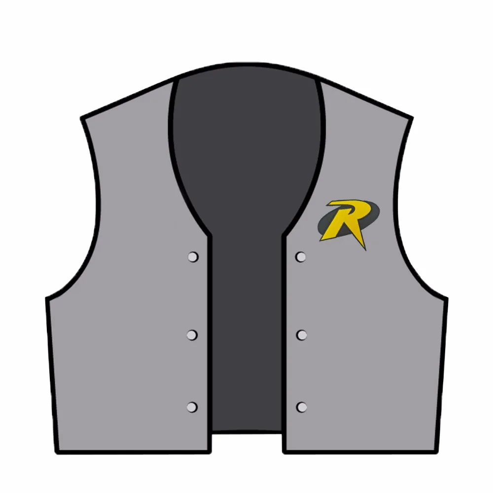 Movie ROBIN R Mini front jacket vest patch clothing decoration cool biker motorcycle mini patches DIY logo  (4)