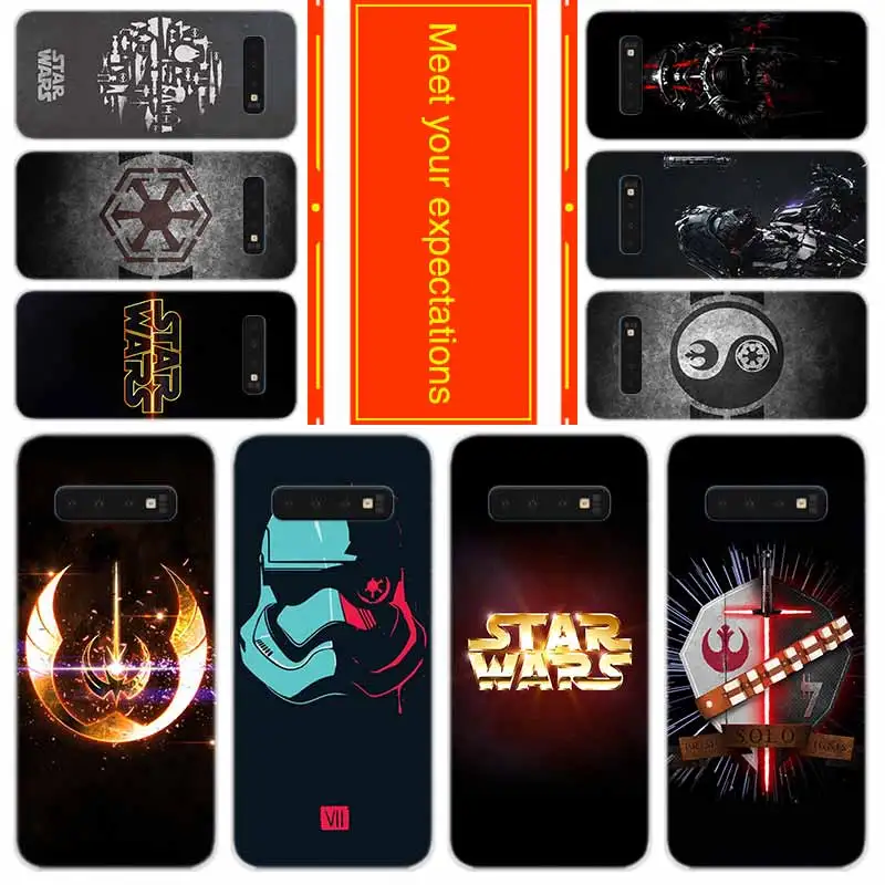 

Phone for Samsung Galaxy S10 E S9 S8 Plus S7 s6 Edge s10 plus s5 Note 10 9 8 Cover Case Star Wars logo