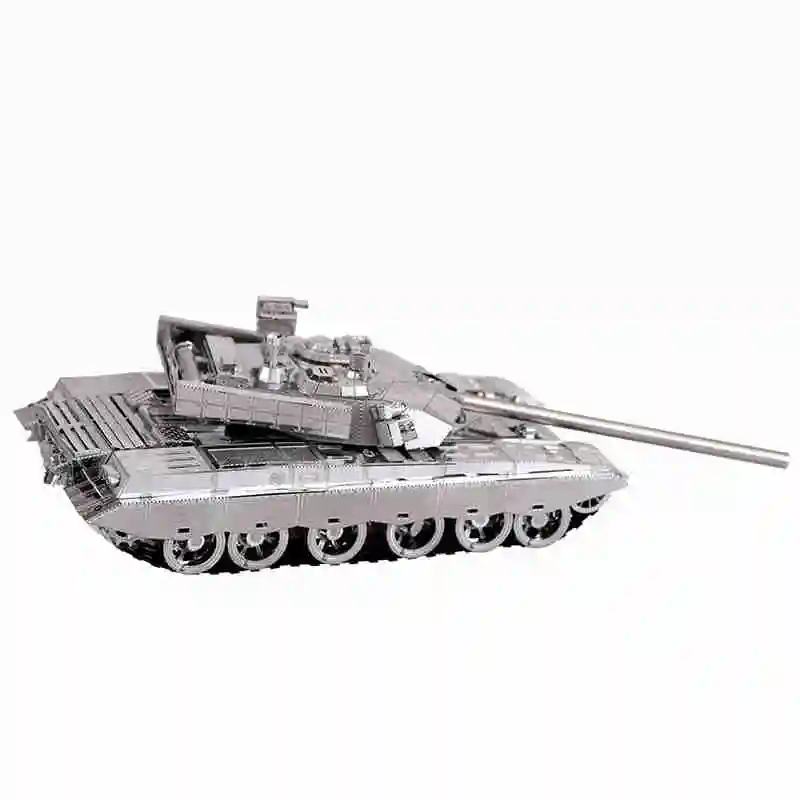 MU 3D металлическая головоломка T-99 модель для строительства танка набор YM-N027-S DIY 3D лазерная резка головоломки игрушки для проверки