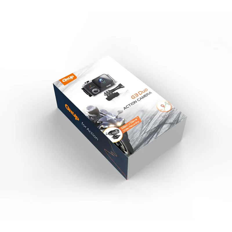 Видеокамера GitUP G3 DUO Git3 FOV 170 градусов 2 дюйма сенсорный экран гироскоп 2K Wi Fi 2160P 30