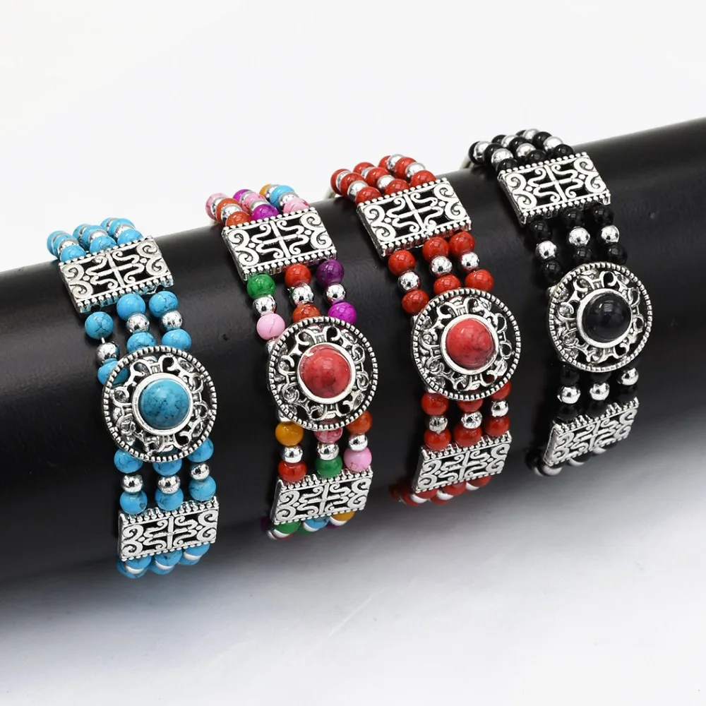 

Bohemian Exquisite Handmade Seed Beads Bracelet Bangle For Girls Kids Woven Hollow Flower Charm Bracelet Pulseras India African