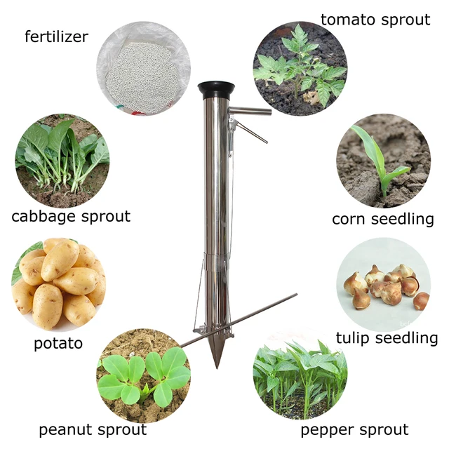 iLOT Seedling Planter / Transplanter with Funnel and Scale for Bedding