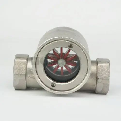 Индикатор потока окна из нержавеющей стали с крыльчаткой 3/4 &quotBSP Woman SS304|3/4&quot bsp| |