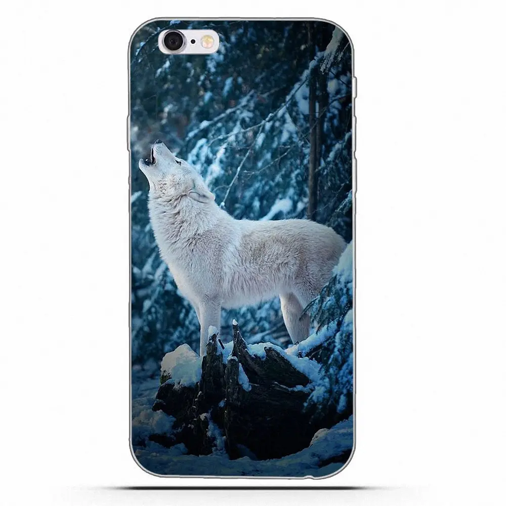 Wexoeq Winter Wolves Cell For Apple iPhone 4 4S 5 5C 5S SE 6 6S 7 8 Plus X High Quality